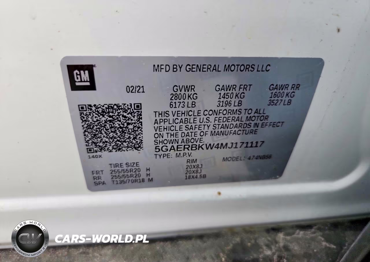 2021 Buick Enclave Essence VIN:5GAERBKW4MJ171117 - 14