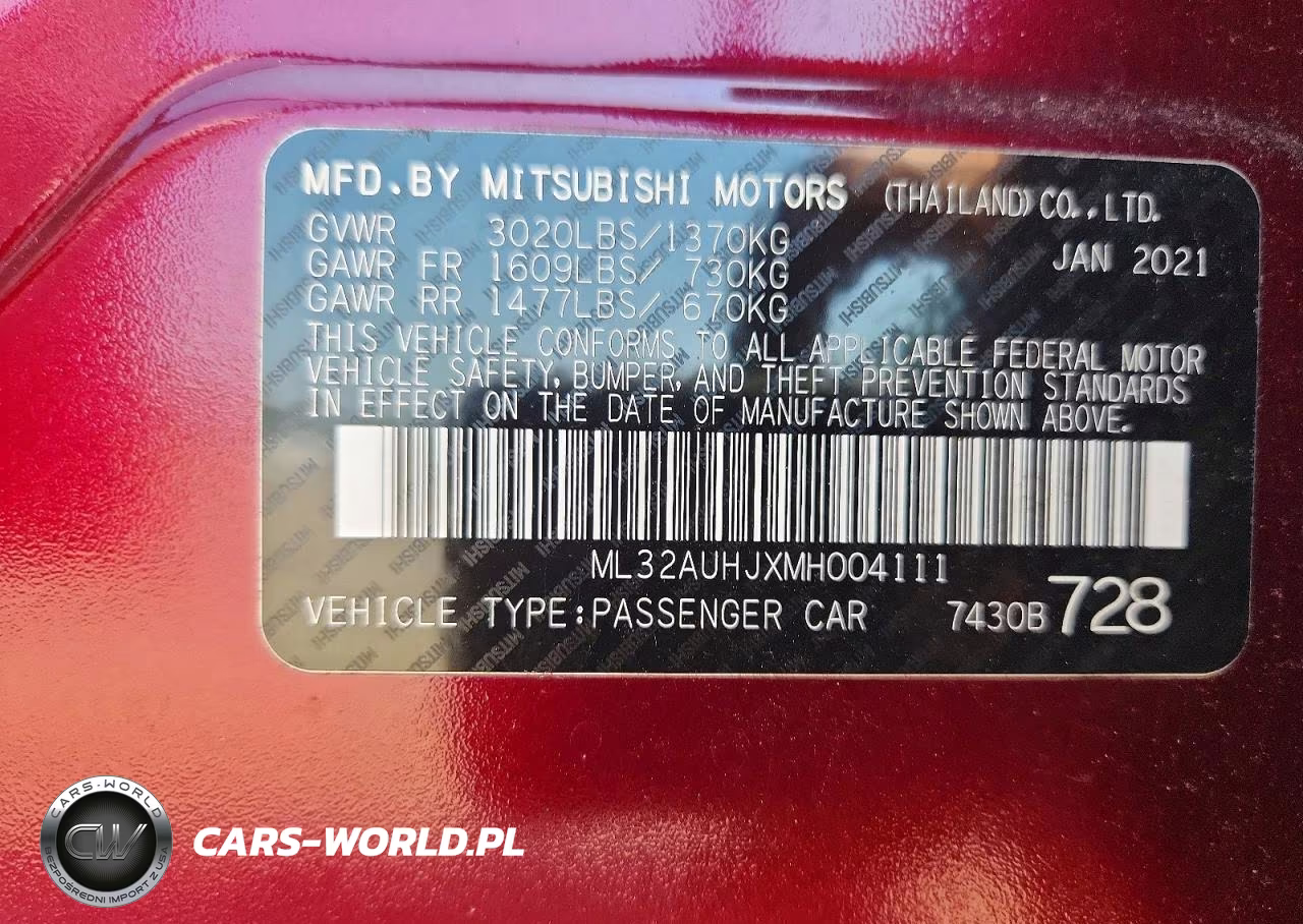 2021 Mitsubishi Mirage Es VIN:ML32AUHJXMH004111 - 13