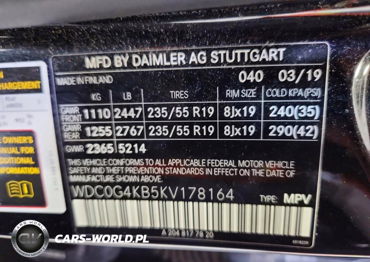 2019 Mercedes-Benz Glc 300 4Matic VIN:WDC0G4KB5KV178164 - 13