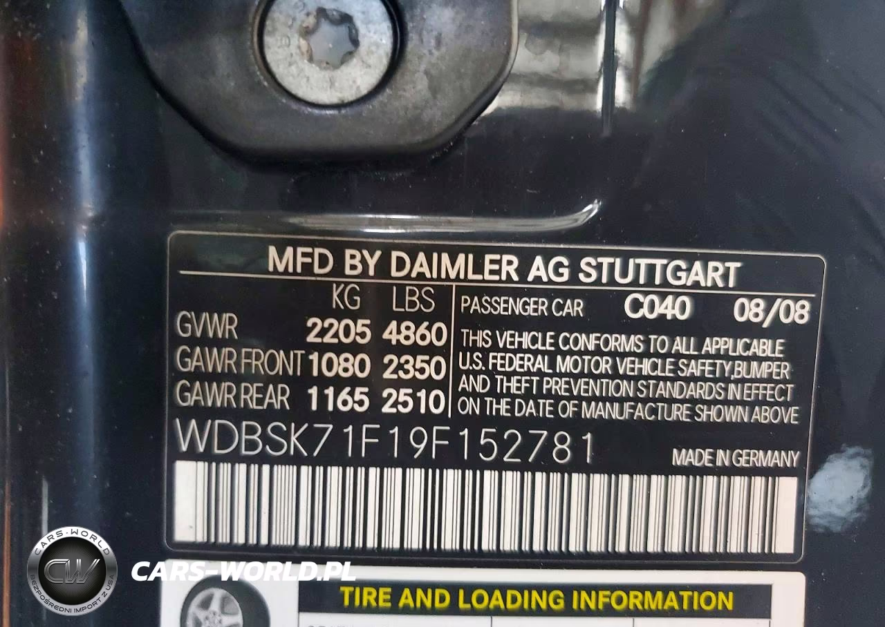 2009 Mercedes-Benz Sl 550 VIN:WDBSK71F19F152781 - 13
