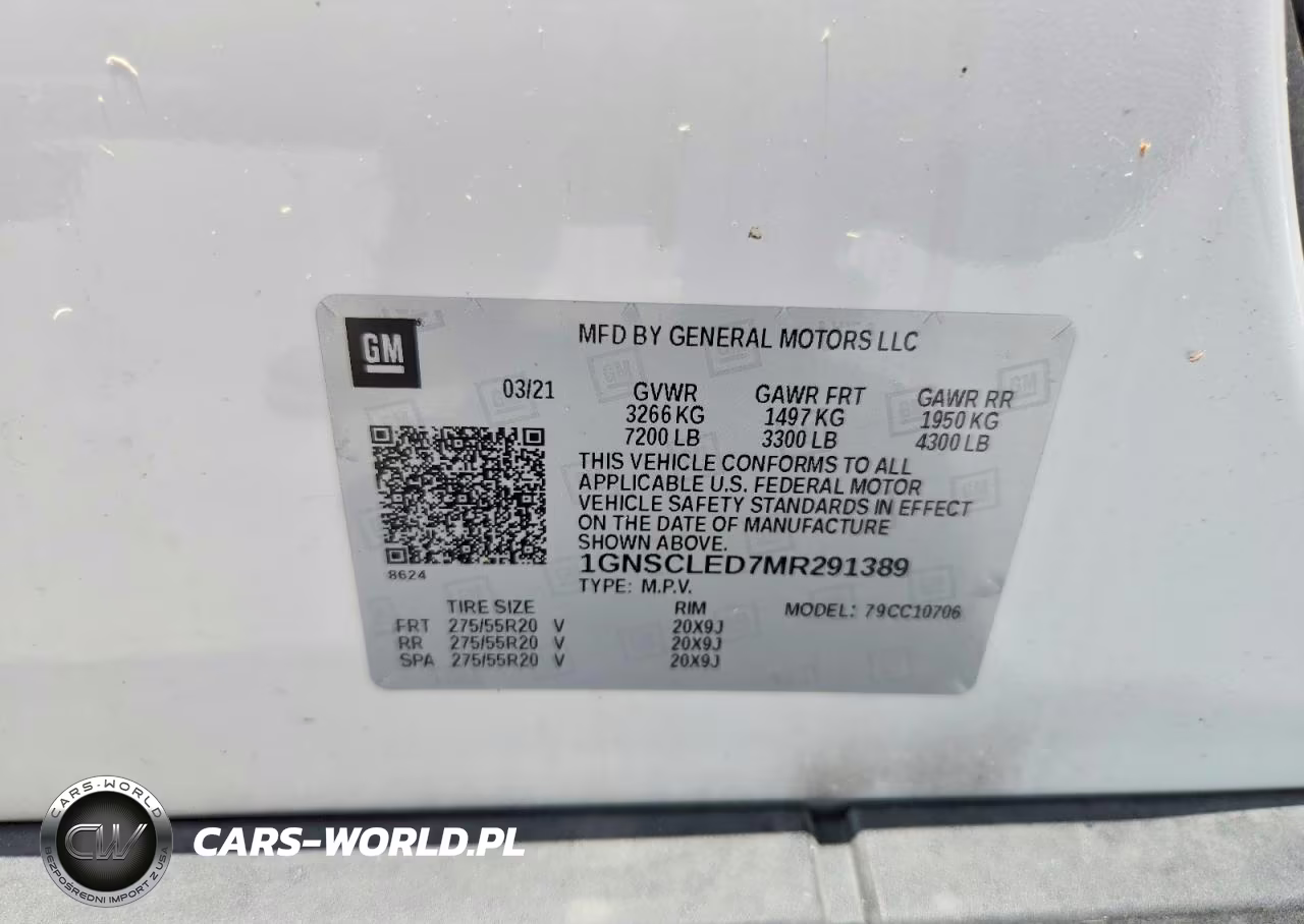 2021 Chevrolet Tahoe C1500 VIN:1GNSCLED7MR291389 - 14