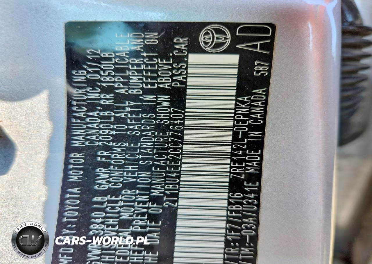 2012 Toyota Corolla Le VIN:2T1BU4EE2CC776407 - 12