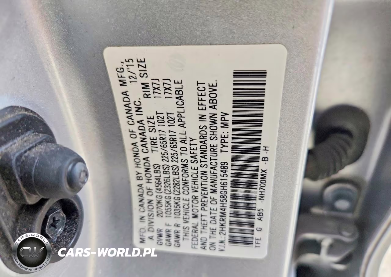 2016 Honda Cr-V Ex VIN:2HKRM4H58GH615489 - 13