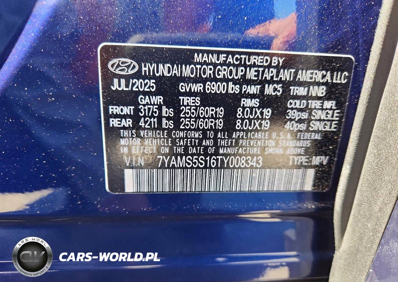 2026 Hyundai Ioniq 9 S VIN:7YAMS5S16TY008343 - 13