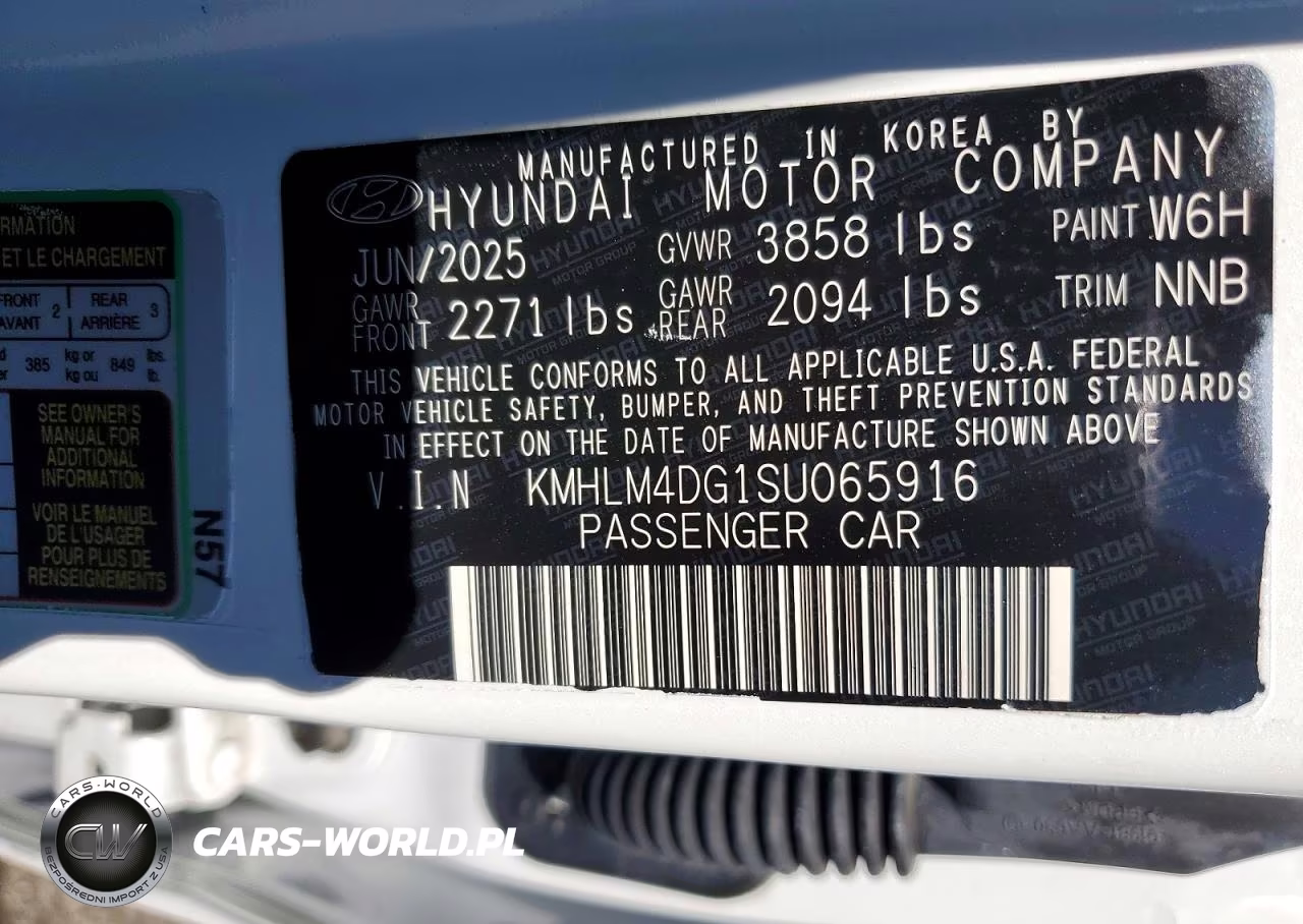 2025 Hyundai Elantra Sel Sport VIN:KMHLM4DG1SU065916 - 12