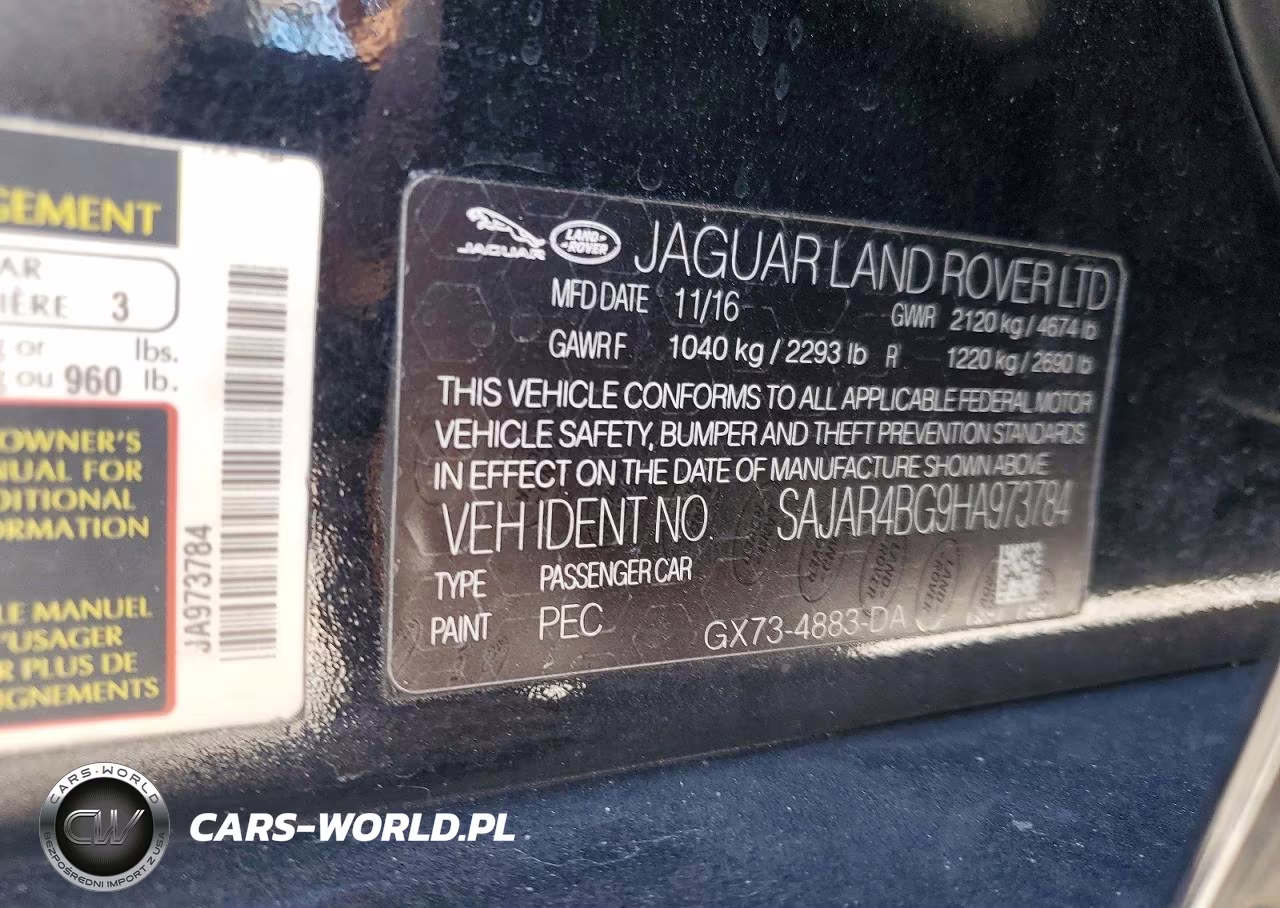 2017 Jaguar Xe VIN:SAJAR4BG9HA973784 - 12