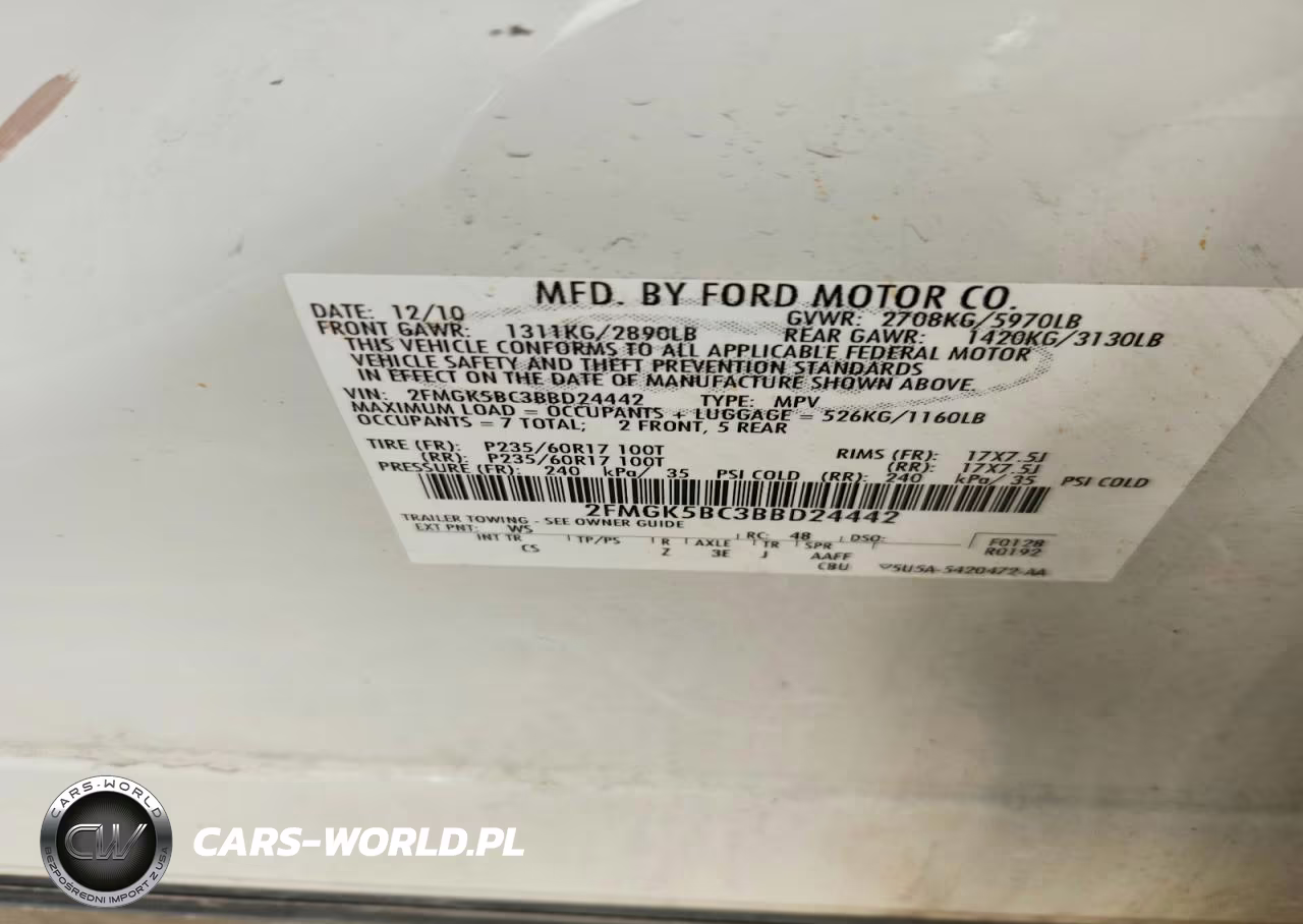 2011 Ford Flex Se VIN:2FMGK5BC3BBD24442 - 13