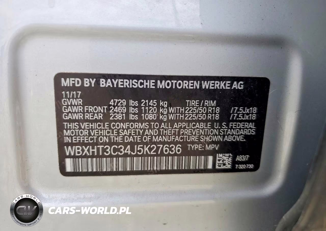 2018 BMW X1 xDrive28I VIN:WBXHT3C34J5K27636 - 13