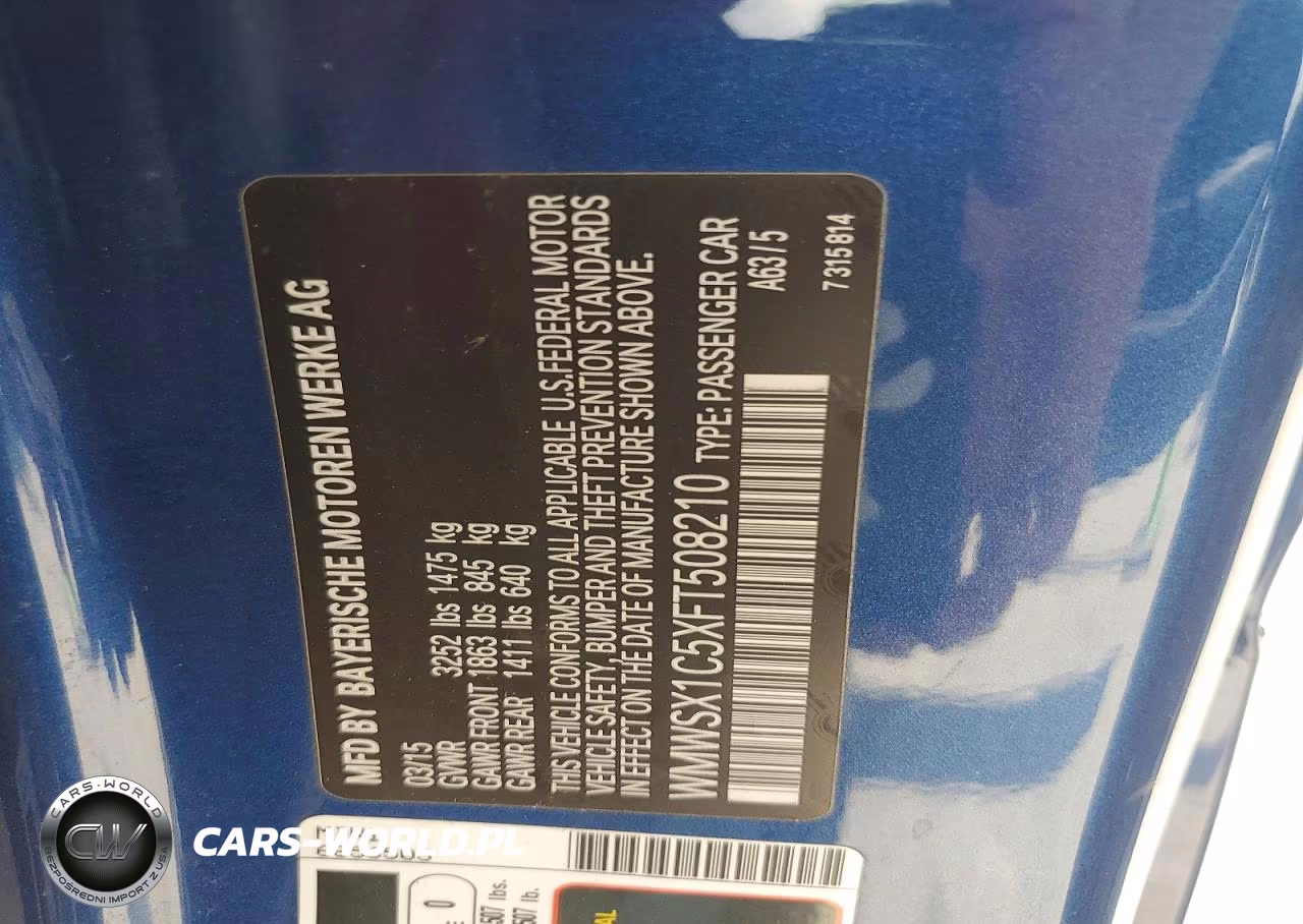 2015 Mini Cooper Coupe VIN:WMWSX1C5XFT508210 - 12