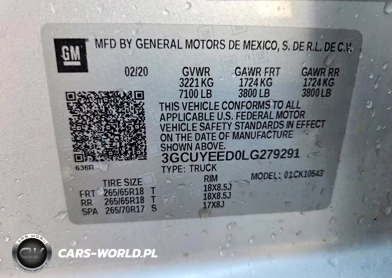 2020 Chevrolet Silverado K1500 Rst VIN:3GCUYEED0LG279291 - 12