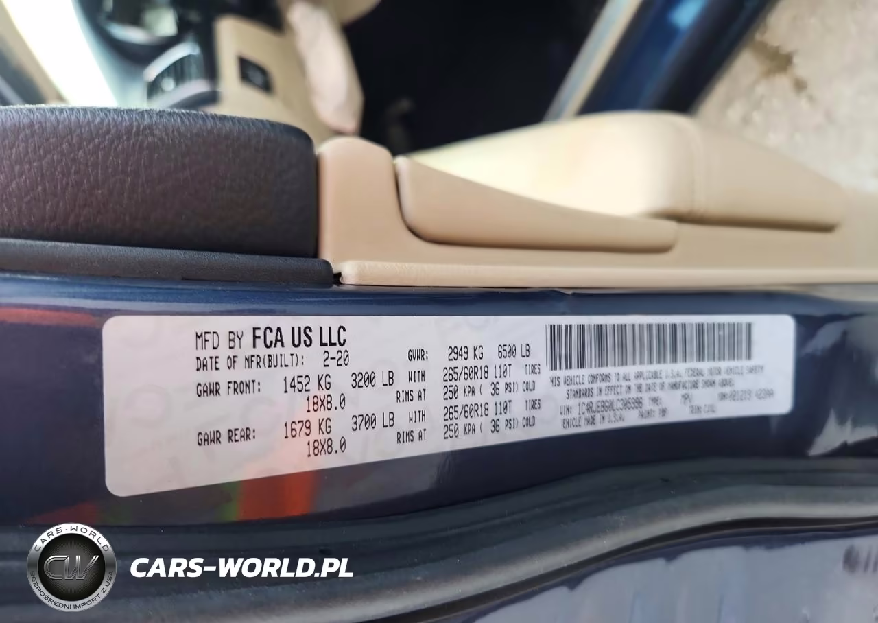 2020 Jeep Grand Cherokee Limited VIN:1C4RJEBG0LC305996 - 13