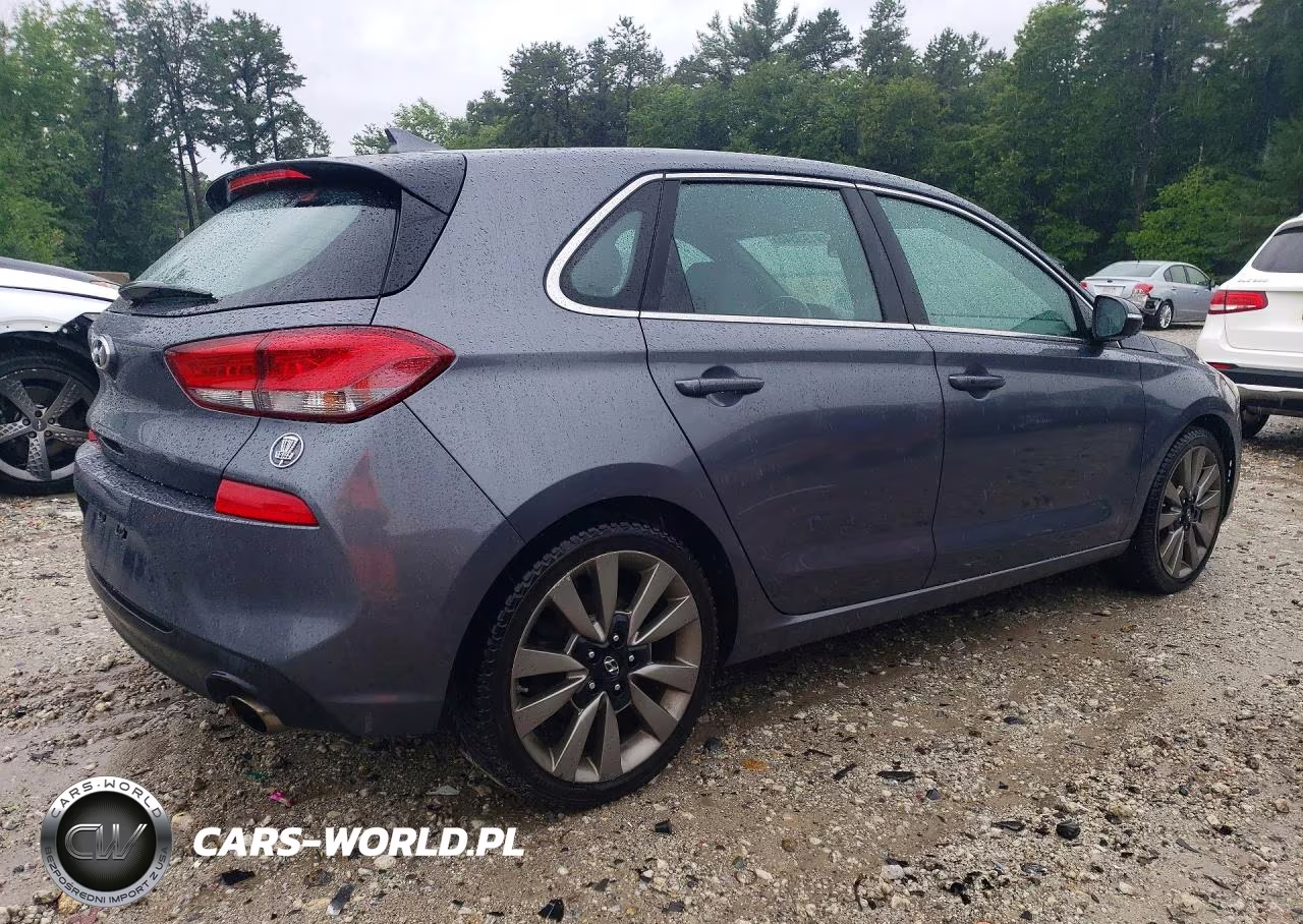 2018 Hyundai Elantra Gt Sport VIN:KMHH55LC7JU024129 - 3