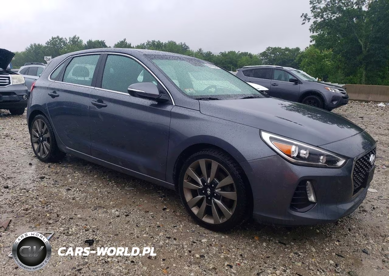 2018 Hyundai Elantra Gt Sport VIN:KMHH55LC7JU024129 - 4