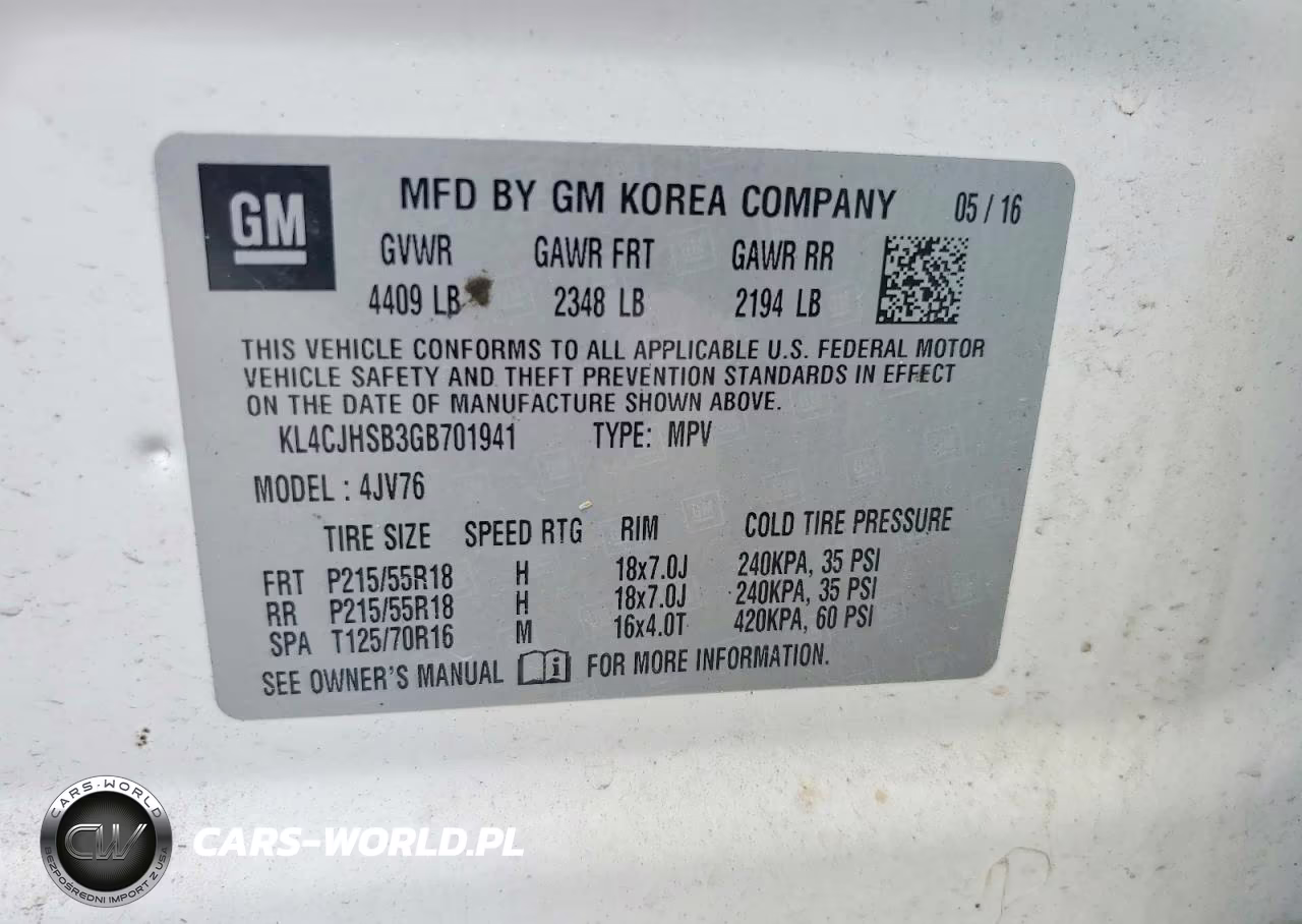 2016 Buick Encore Premium VIN:KL4CJHSB3GB701941 - 13