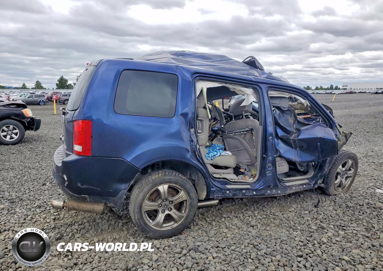 2015 Honda Pilot Exl VIN:5FNYF4H50FB045684 - 3