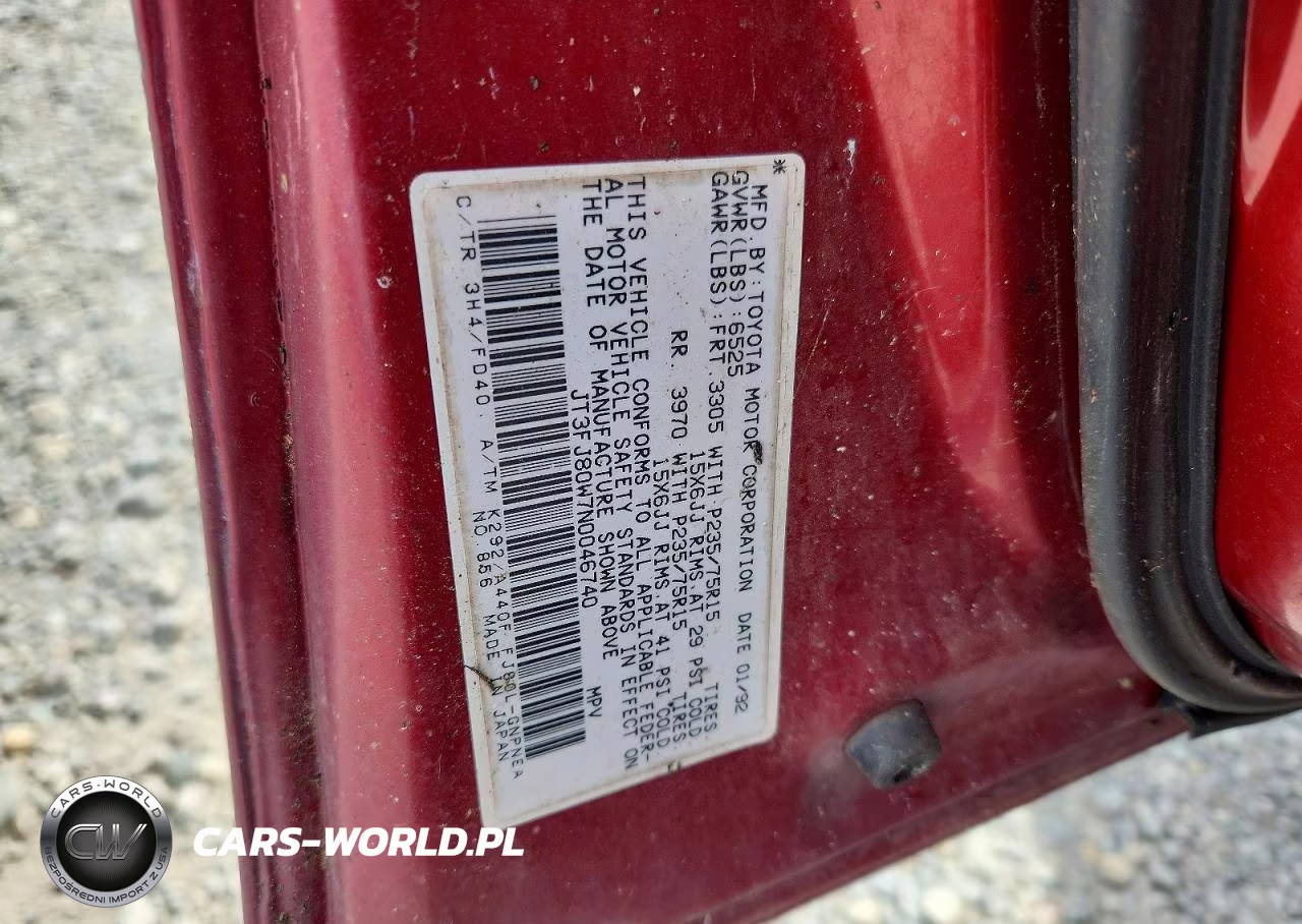 1992 Toyota Land Cruiser Fj80 VIN:JT3FJ80W7N0046740 - 13