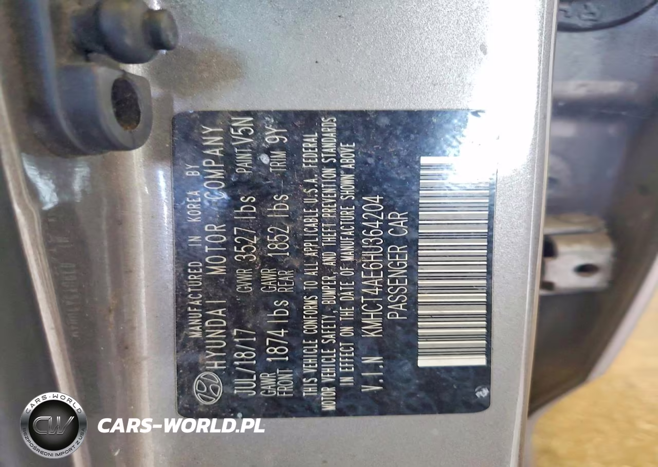 2017 Hyundai Accent Se VIN:KMHCT4AE6HU364204 - 12