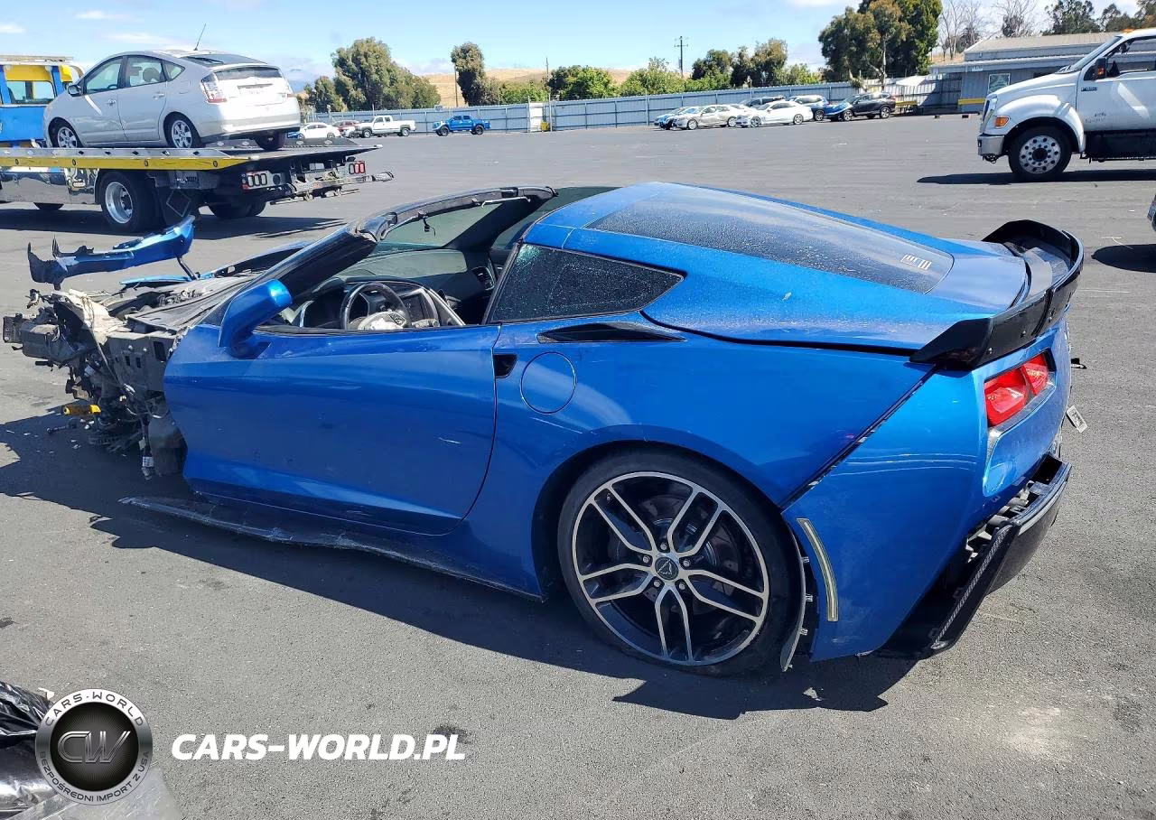 2015 Chevrolet Corvette Stingray Z51 3Lt VIN:1G1YL2D73F5124328 - 2