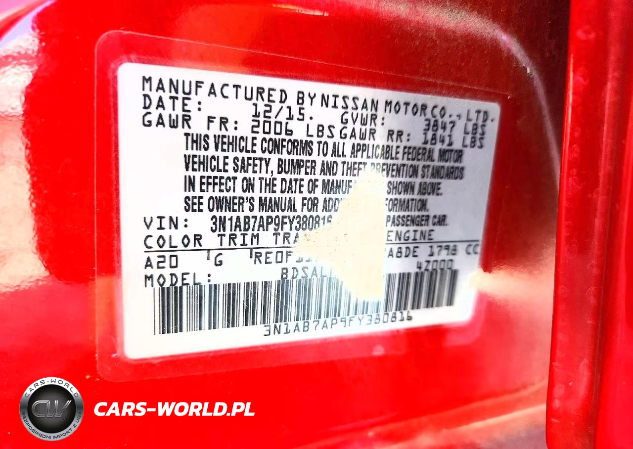 2015 Nissan Sentra Sr VIN:3N1AB7AP9FY380816 - 12