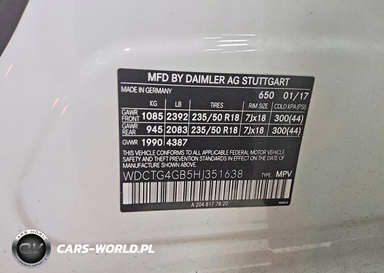 2017 Mercedes-Benz Gla 250 4Matic VIN:WDCTG4GB5HJ351638 - 13