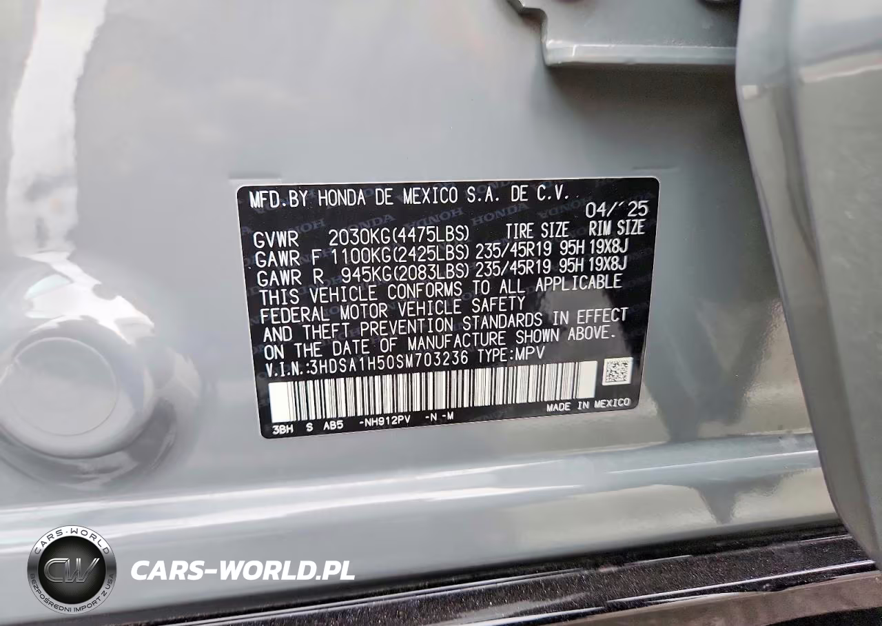 2025 Acura Adx A-Spec VIN:3HDSA1H50SM703236 - 12
