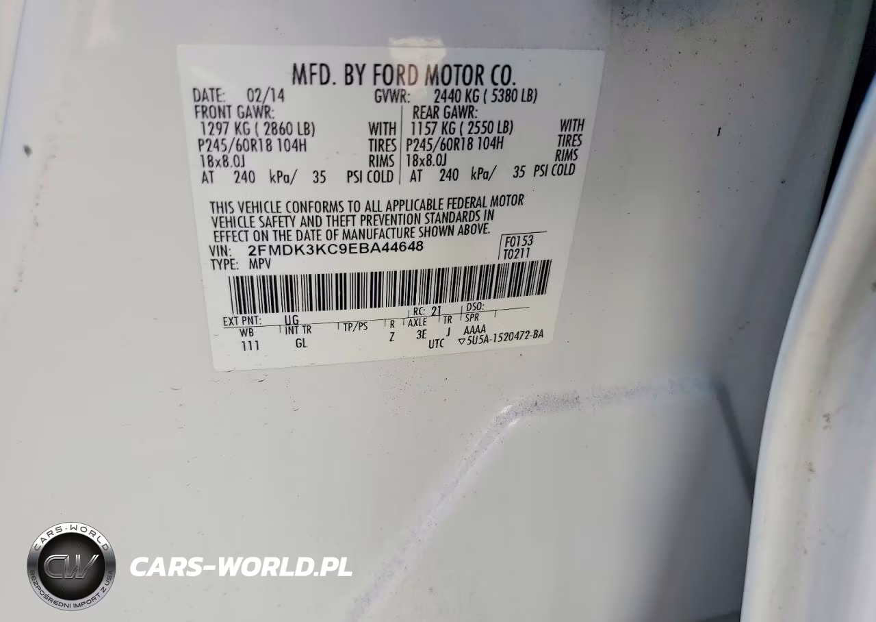 2014 Ford Edge Limited VIN:2FMDK3KC9EBA44648 - 12
