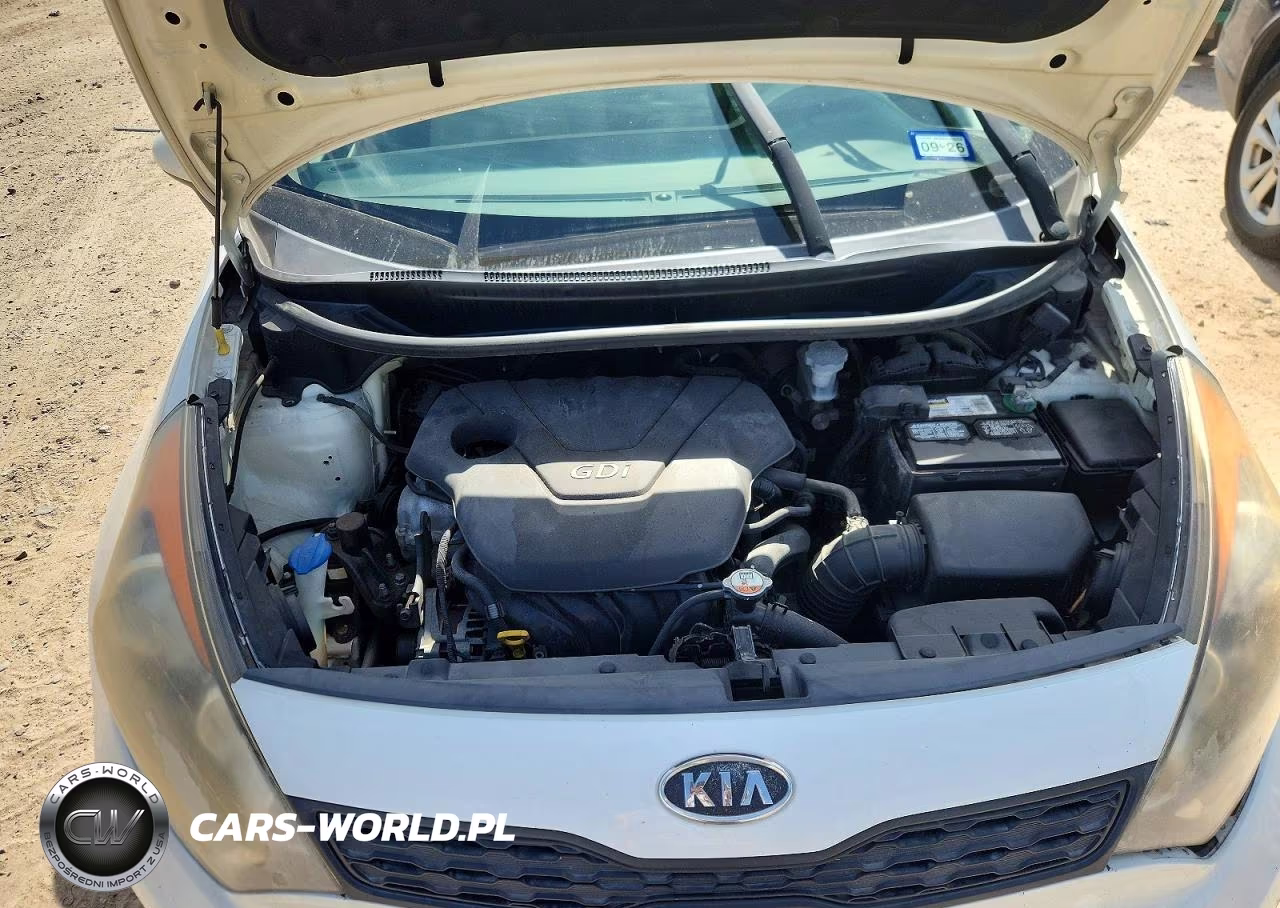 2012 Kia Rio Lx VIN:KNADM5A38C6024007 - 11