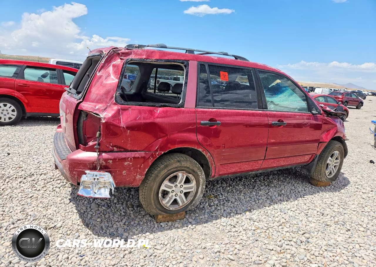 2003 Honda Pilot Exl VIN:2HKYF18583H563487 - 3