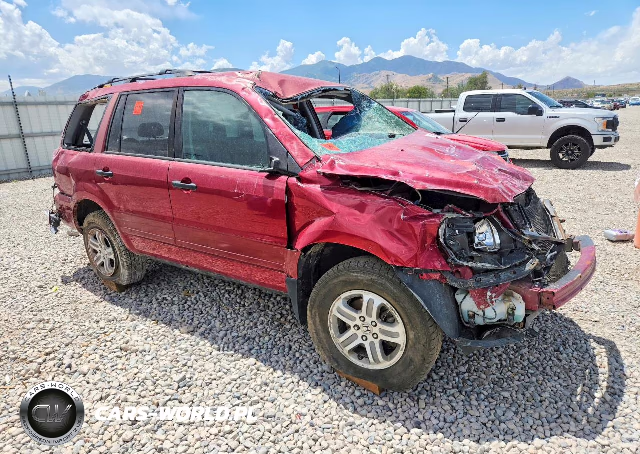 2003 Honda Pilot Exl VIN:2HKYF18583H563487 - 4