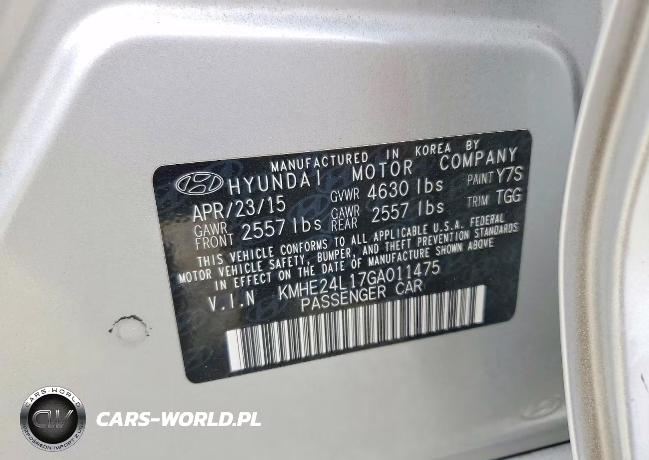 2016 Hyundai Sonata Hybrid Se VIN:KMHE24L17GA011475 - 12