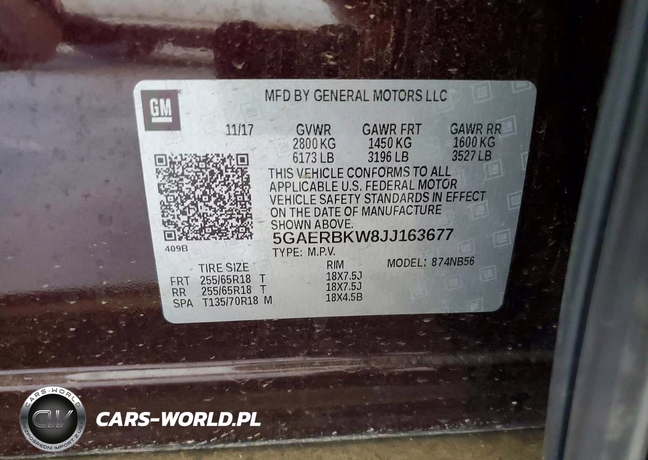 2018 Buick Enclave Essence VIN:5GAERBKW8JJ163677 - 13