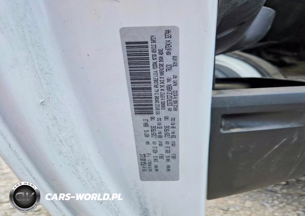 2018 Ram Promaster 2500 2500 High VIN:3C6TRVCG7JE149854 - 12
