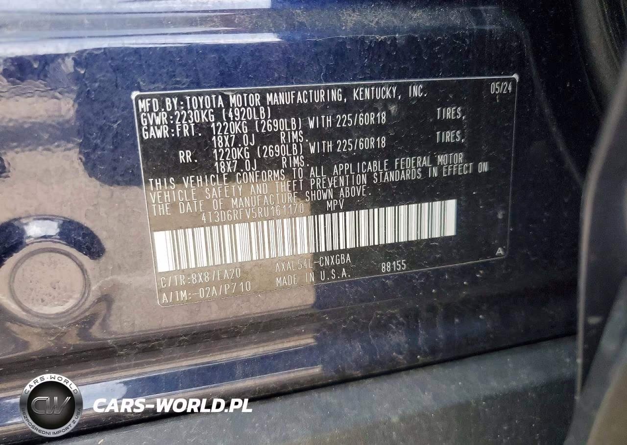 2024 Toyota Rav4 Limited VIN:4T3D6RFV5RU161170 - 13