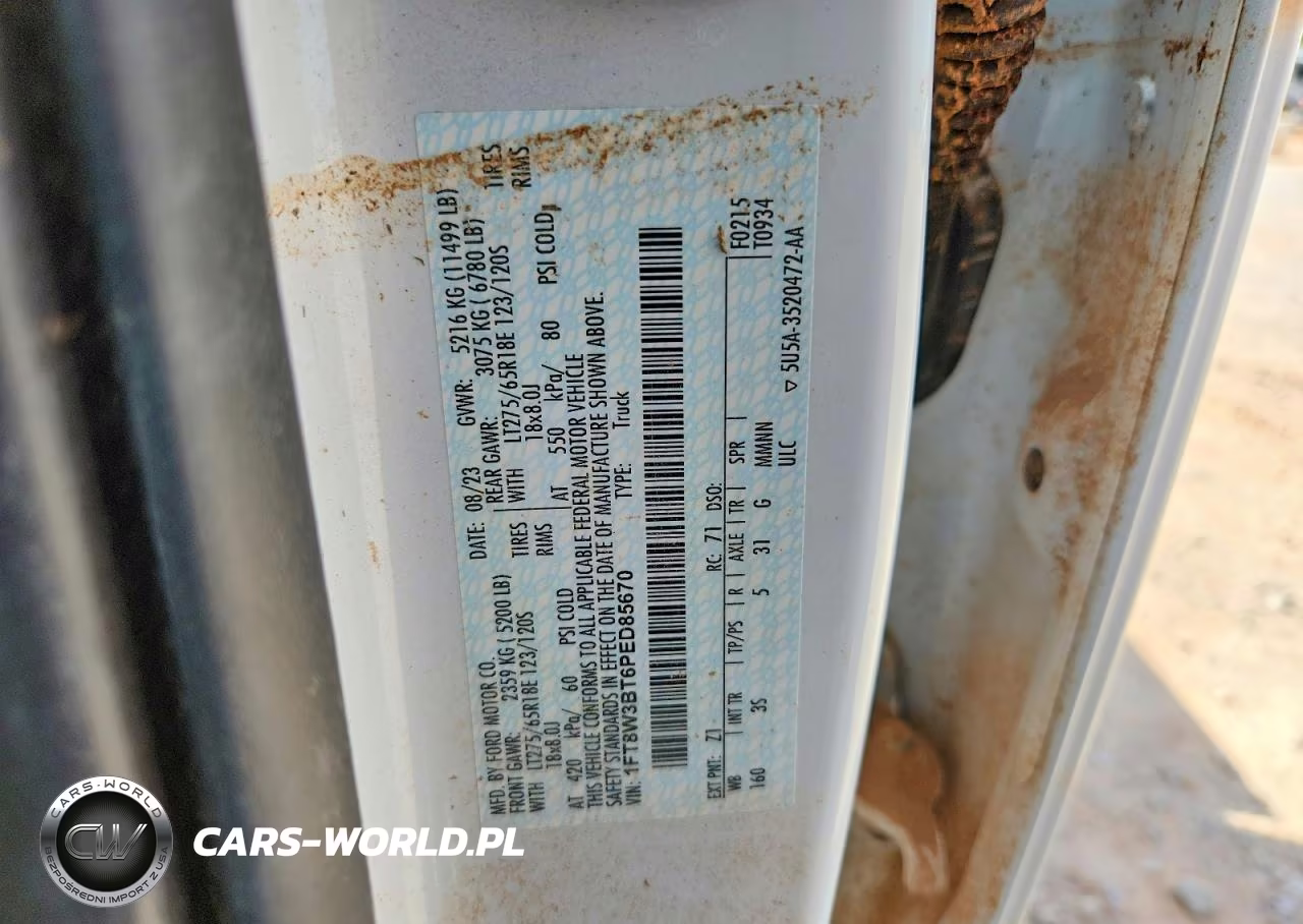 2023 Ford F350 4Wd VIN:1FT8W3BT6PED85670 - 13