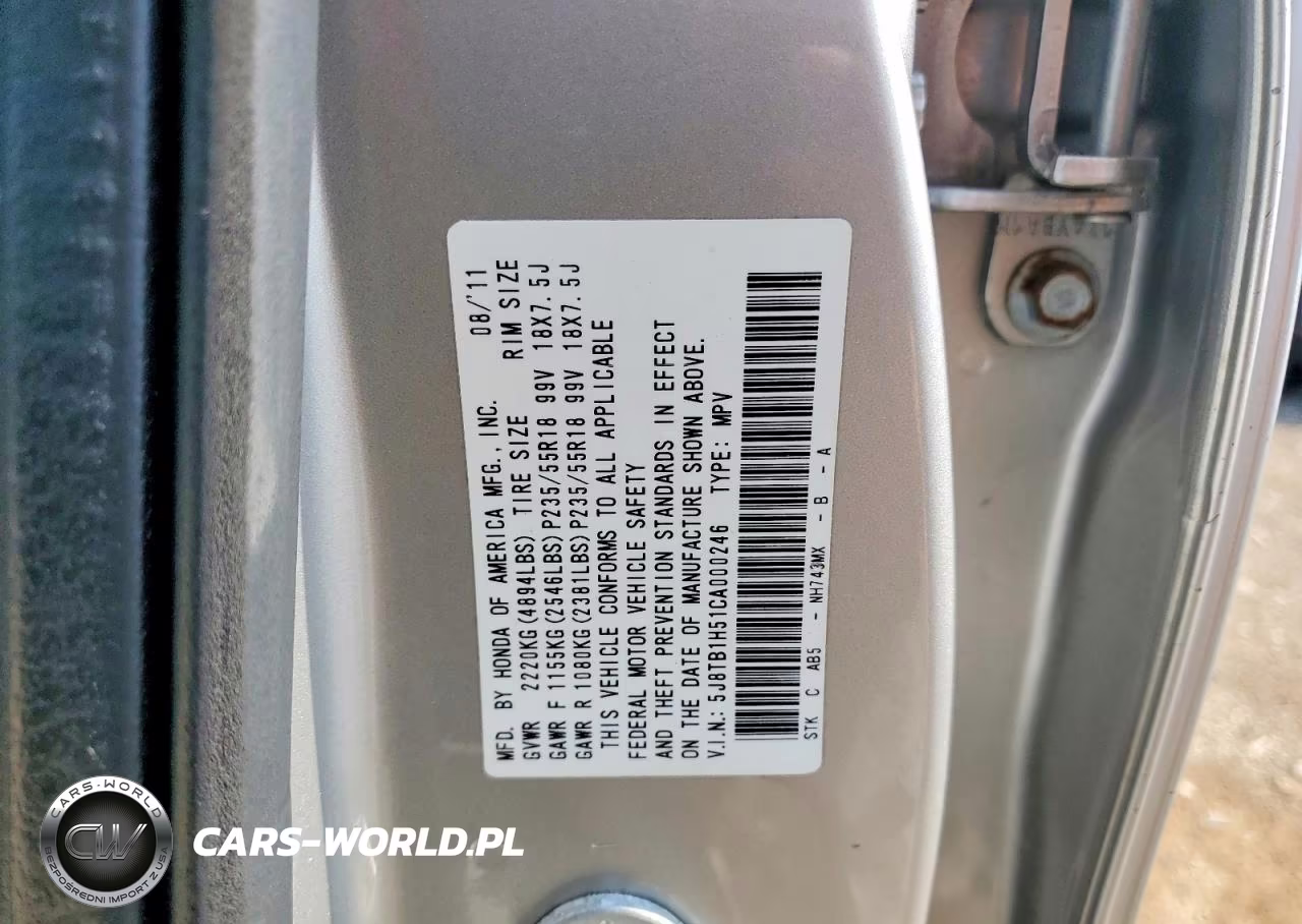 2012 Acura Rdx Technology VIN:5J8TB1H51CA000246 - 12