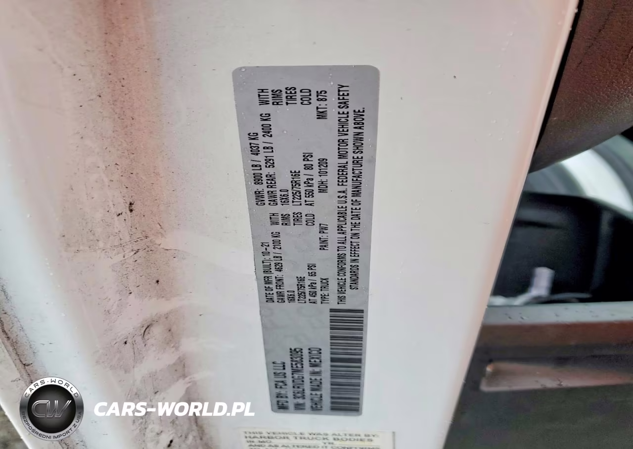 2021 Ram Promaster 2500 Utility - Service Van VIN:3C6LRVDG7ME583095 - 13