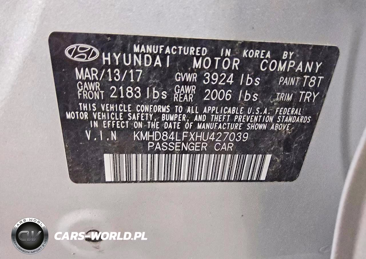 2017 Hyundai Elantra Value Edition VIN:KMHD84LFXHU427039 - 12