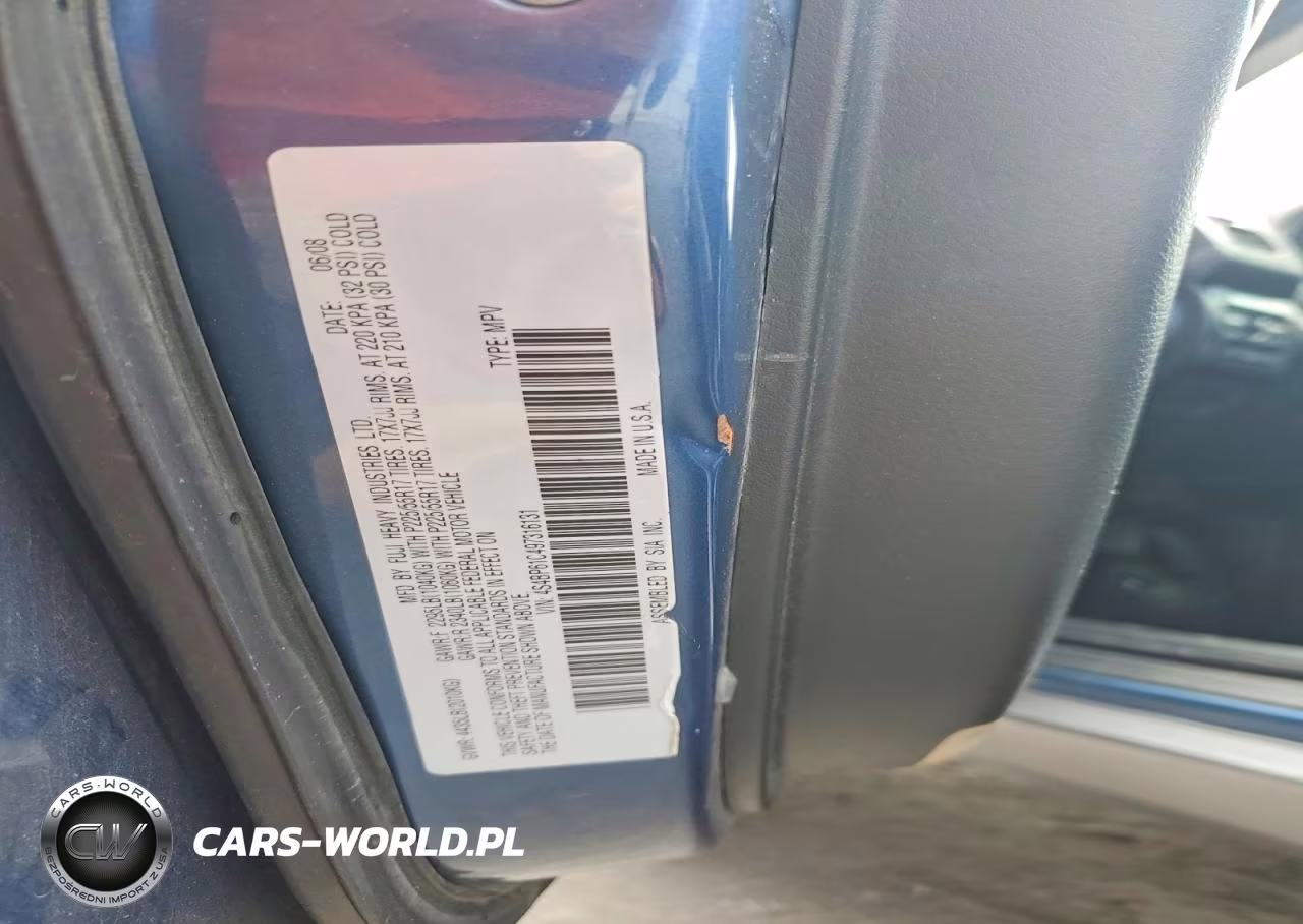 2009 Subaru Outback 2.5I VIN:4S4BP61C497316131 - 13