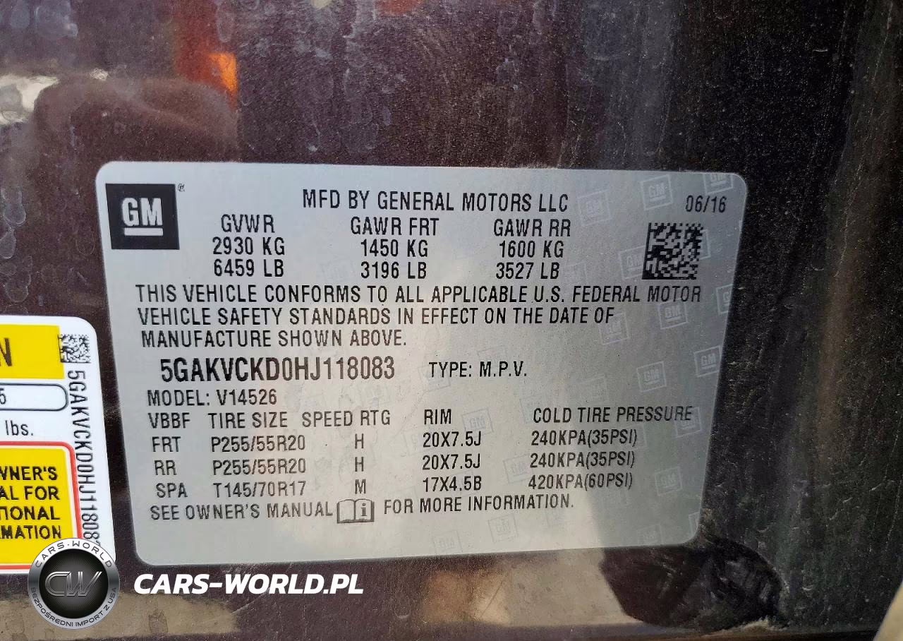 2017 Buick Enclave VIN:5GAKVCKD0HJ118083 - 13
