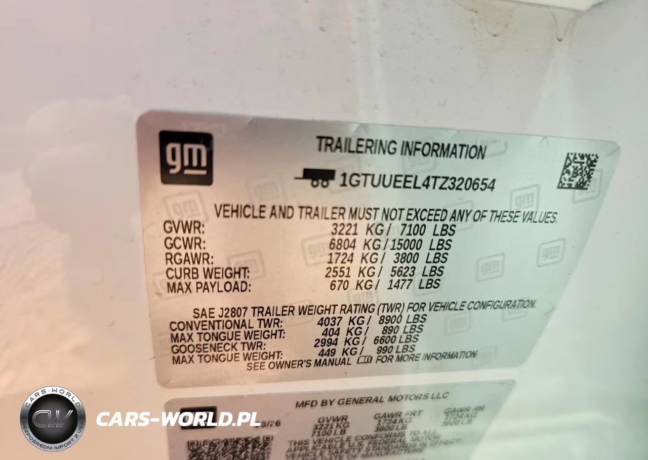 2026 GMC Sierra 1500 VIN:1GTUUEEL4TZ320654 - 12