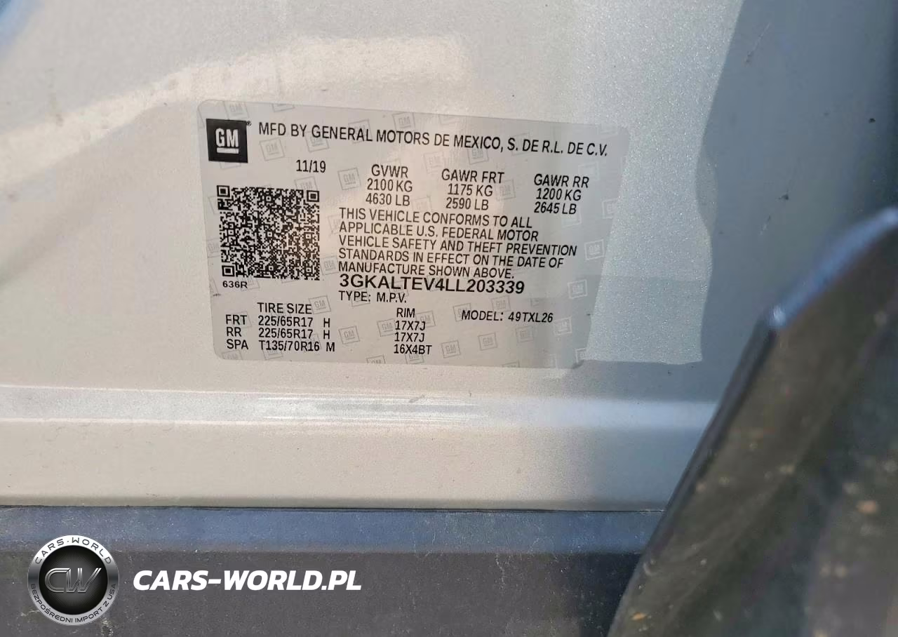 2020 GMC Terrain Sle VIN:3GKALTEV4LL203339 - 12