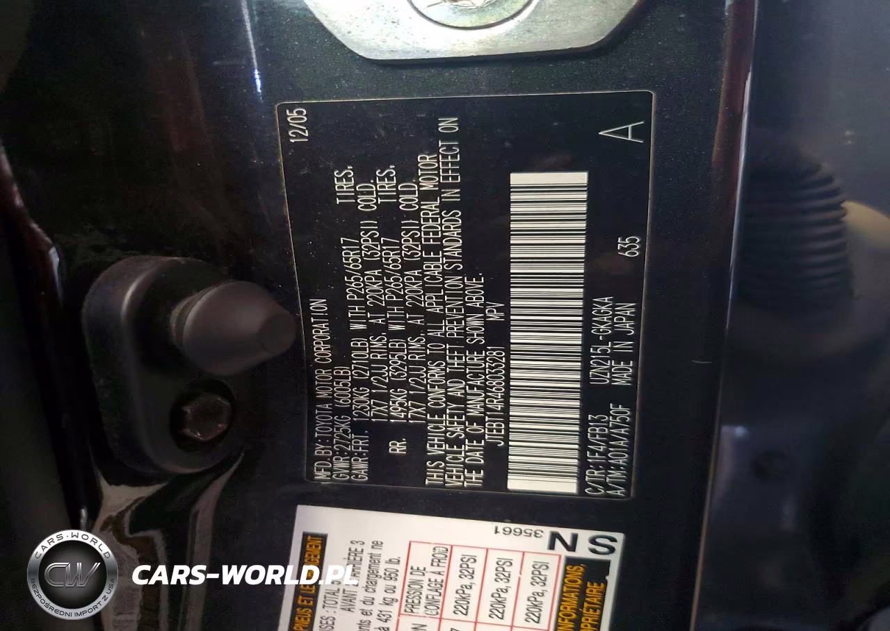 2006 Toyota 4Runner Sport Edition VIN:JTEBT14R468033281 - 13