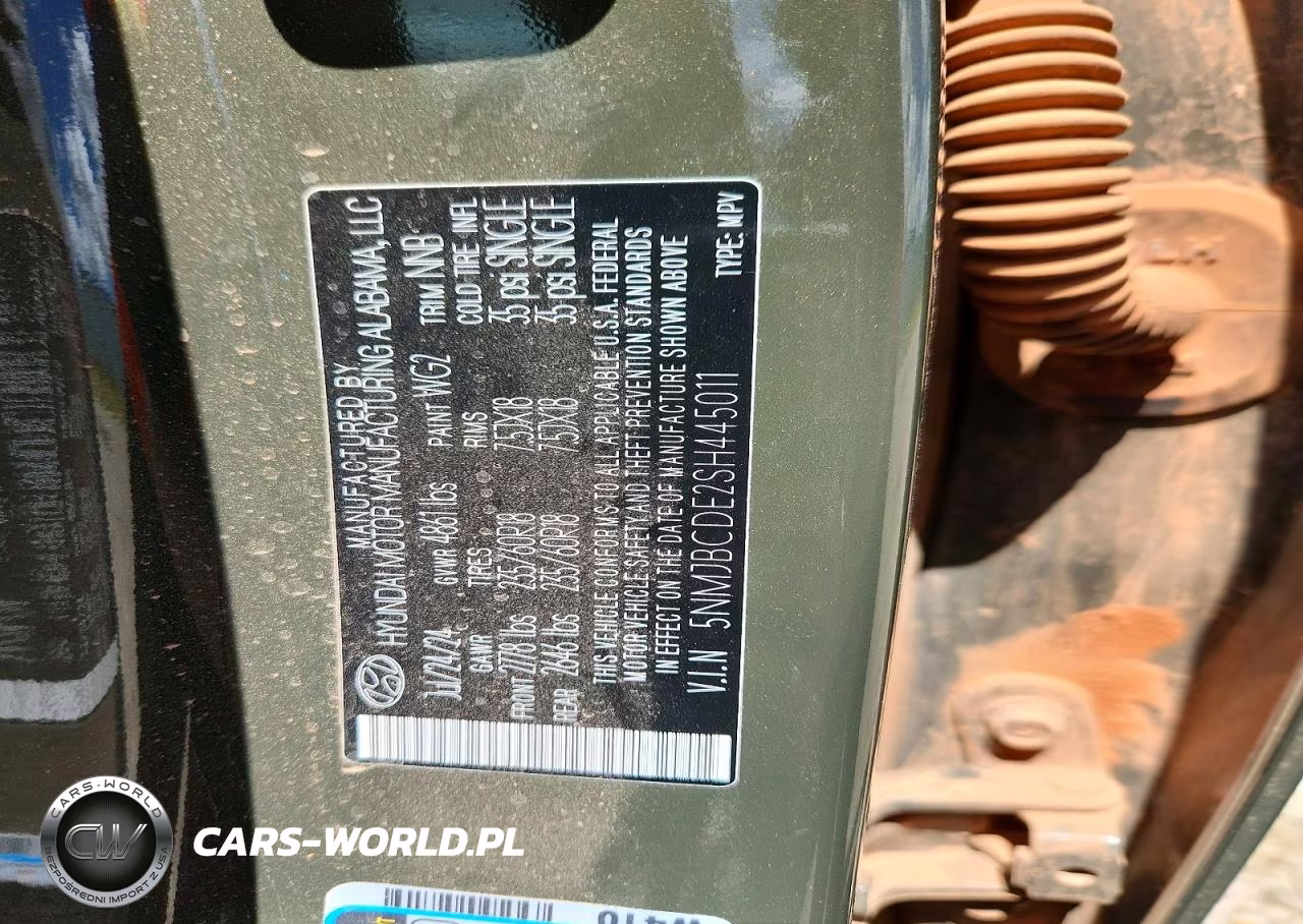 2025 Hyundai Tucson Sel VIN:5NMJBCDE2SH445011 - 14