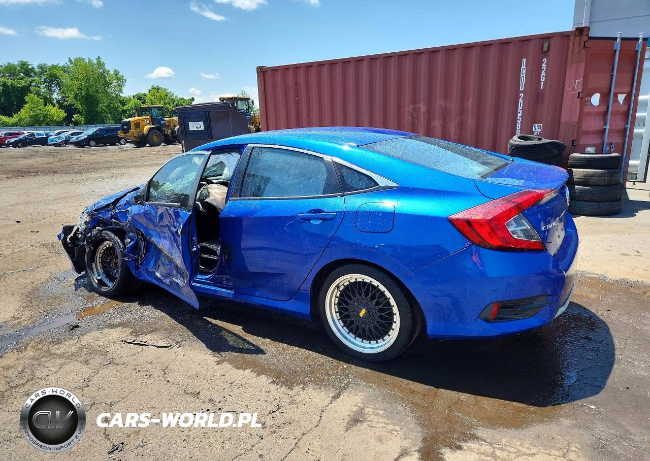 2019 Honda Civic Lx VIN:19XFC2F67KE016649 - 2