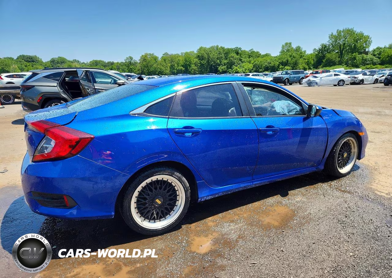 2019 Honda Civic Lx VIN:19XFC2F67KE016649 - 3