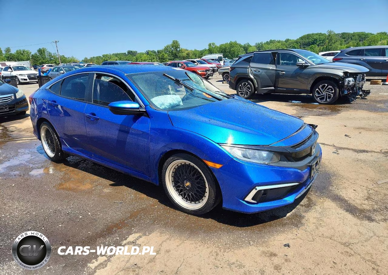 2019 Honda Civic Lx VIN:19XFC2F67KE016649 - 4