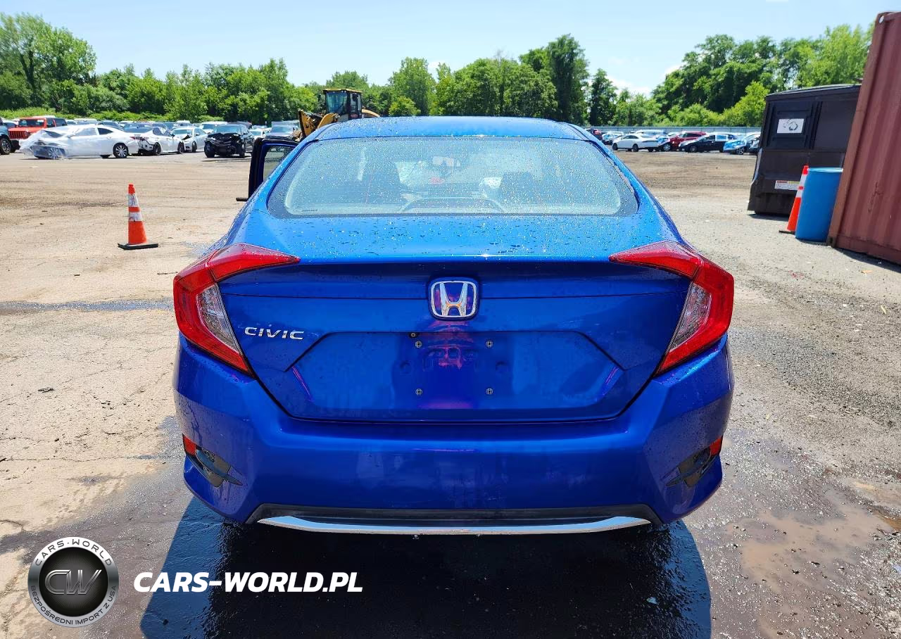 2019 Honda Civic Lx VIN:19XFC2F67KE016649 - 6