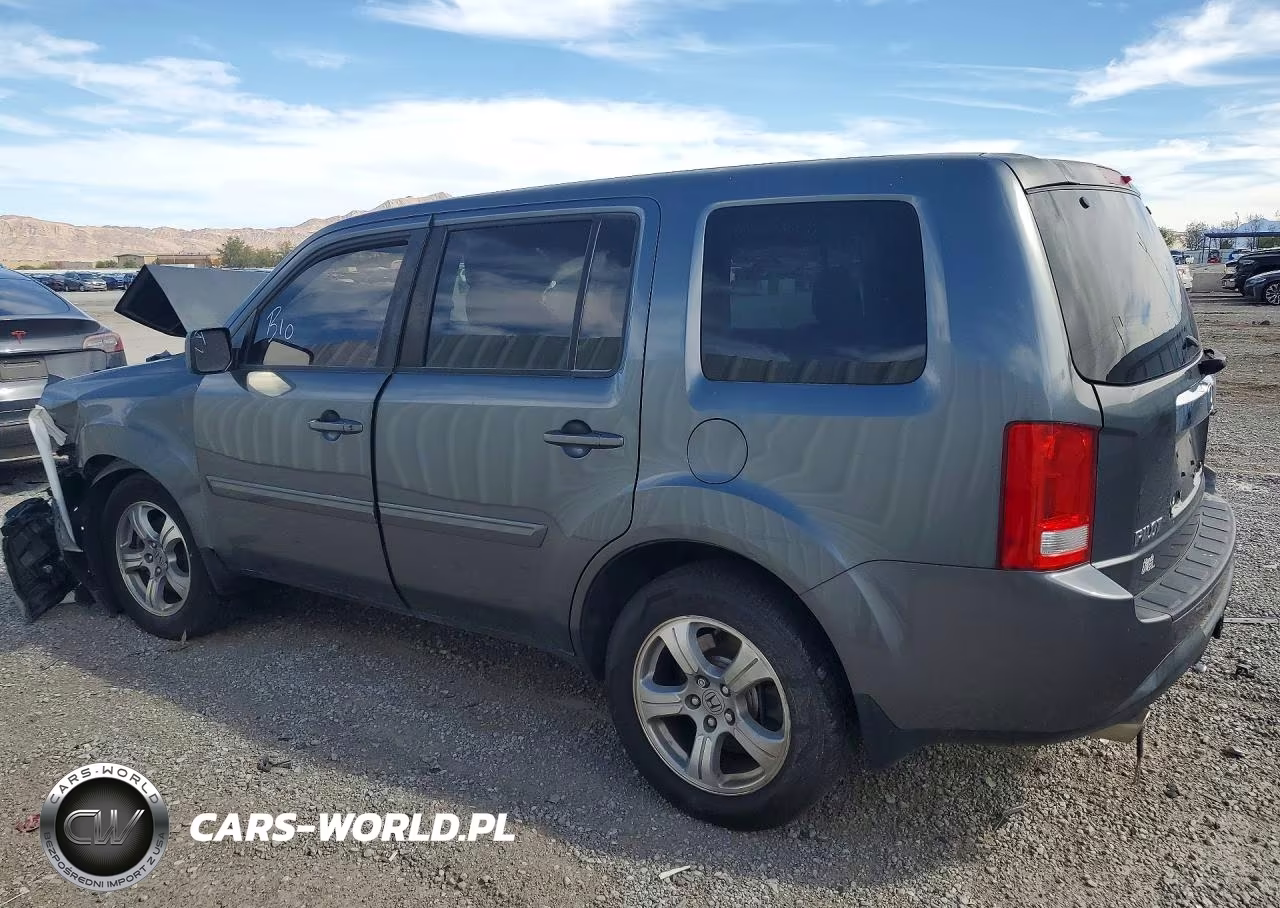 2013 Honda Pilot Exl VIN:5FNYF3H54DB007284 - 2