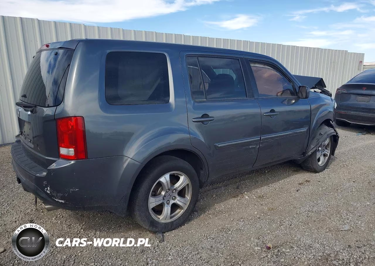 2013 Honda Pilot Exl VIN:5FNYF3H54DB007284 - 3