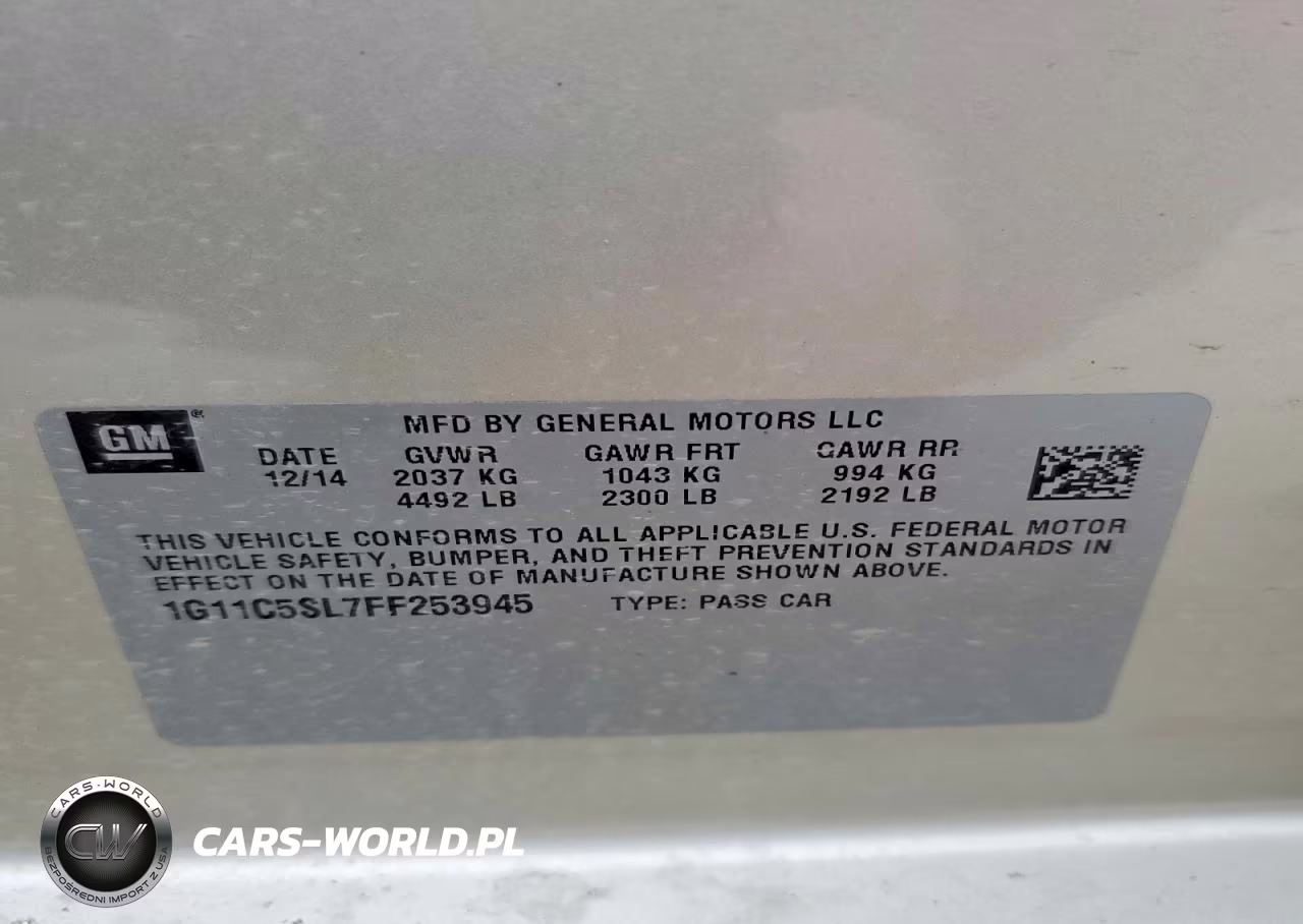 2015 Chevrolet Malibu 1Lt VIN:1G11C5SL7FF253945 - 24